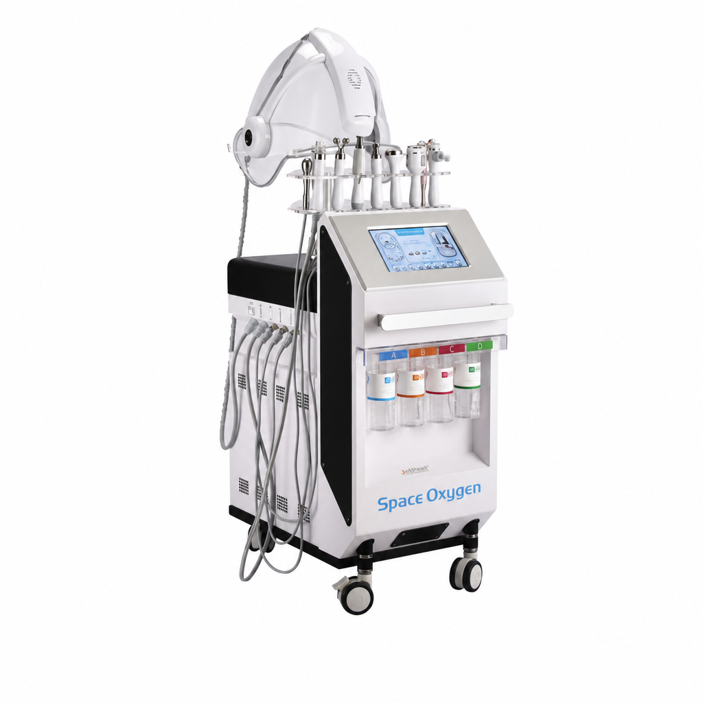 Space Oxygen 8+1 Soğuk Oksijen Terapili HydraFacial Cihazı